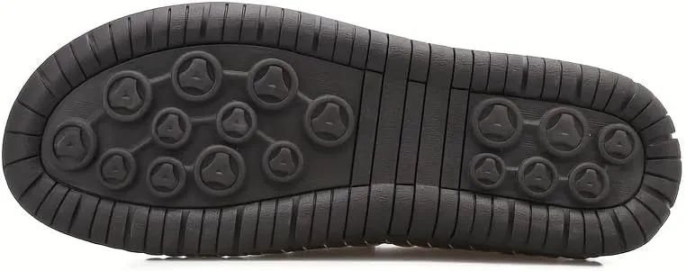 Men's Loafer Shoes with Side Zipper, Comfy Non-Slip Slip On Shoes, Men's Shoes, Spring and Summer Casual Loafer Penny Loafers Lightweight Walking Shoes Boat Shoe