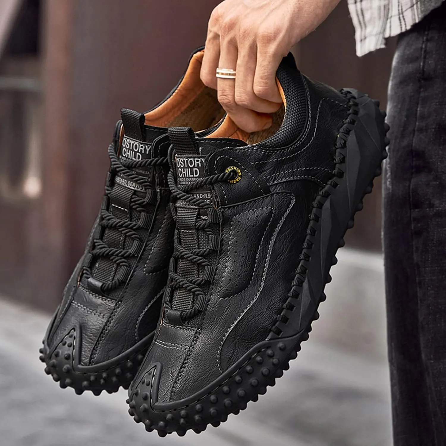 Mens Loafers & Slip-Ons 2025 Men's and Winter Border Foreign Trade Large Size Lace Up British Windmill Suture