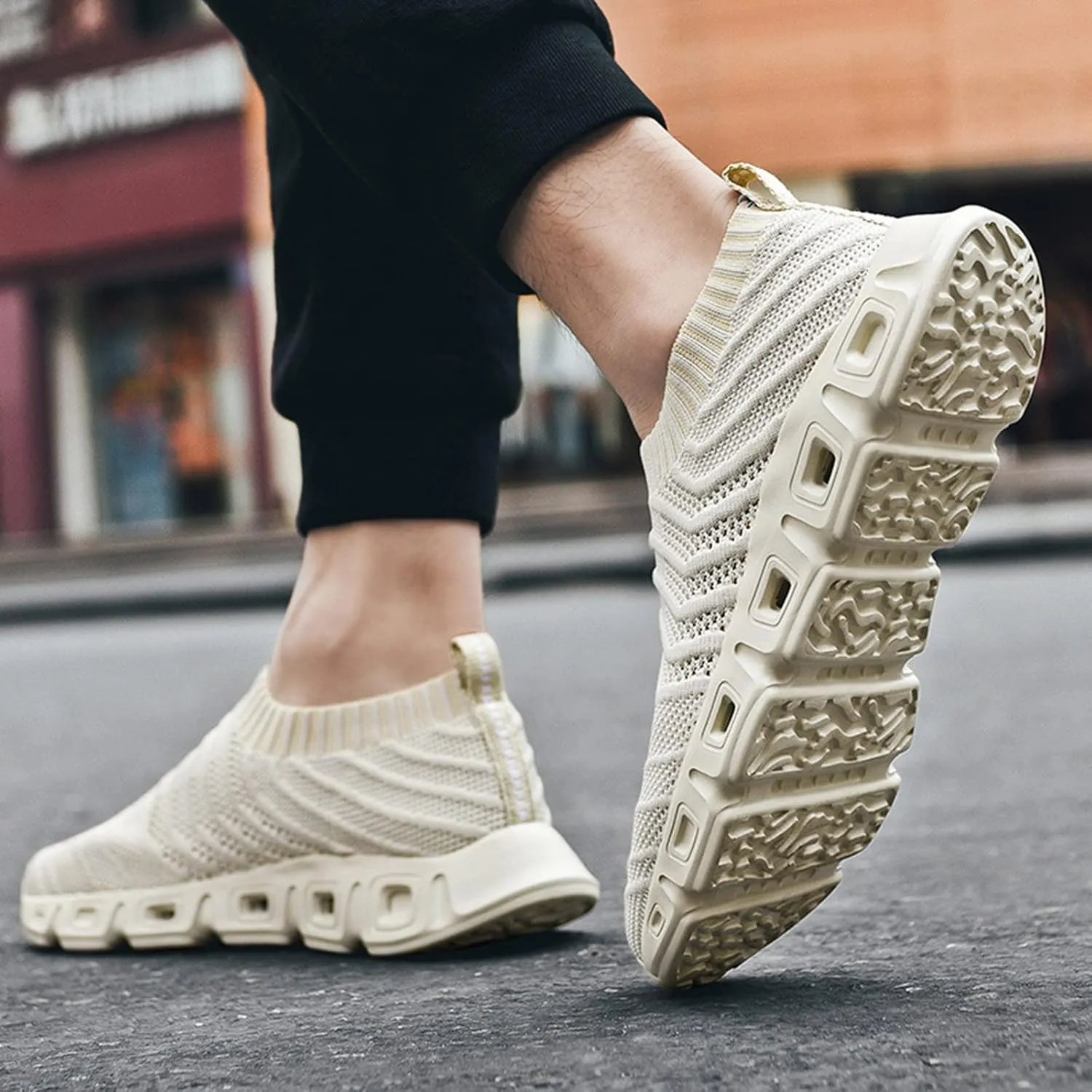 Mens Loafers & Slip-Ons Men Sports Shoes Spring and Summer Fashionable New Pattern Sneaker Storage for Men Size 12