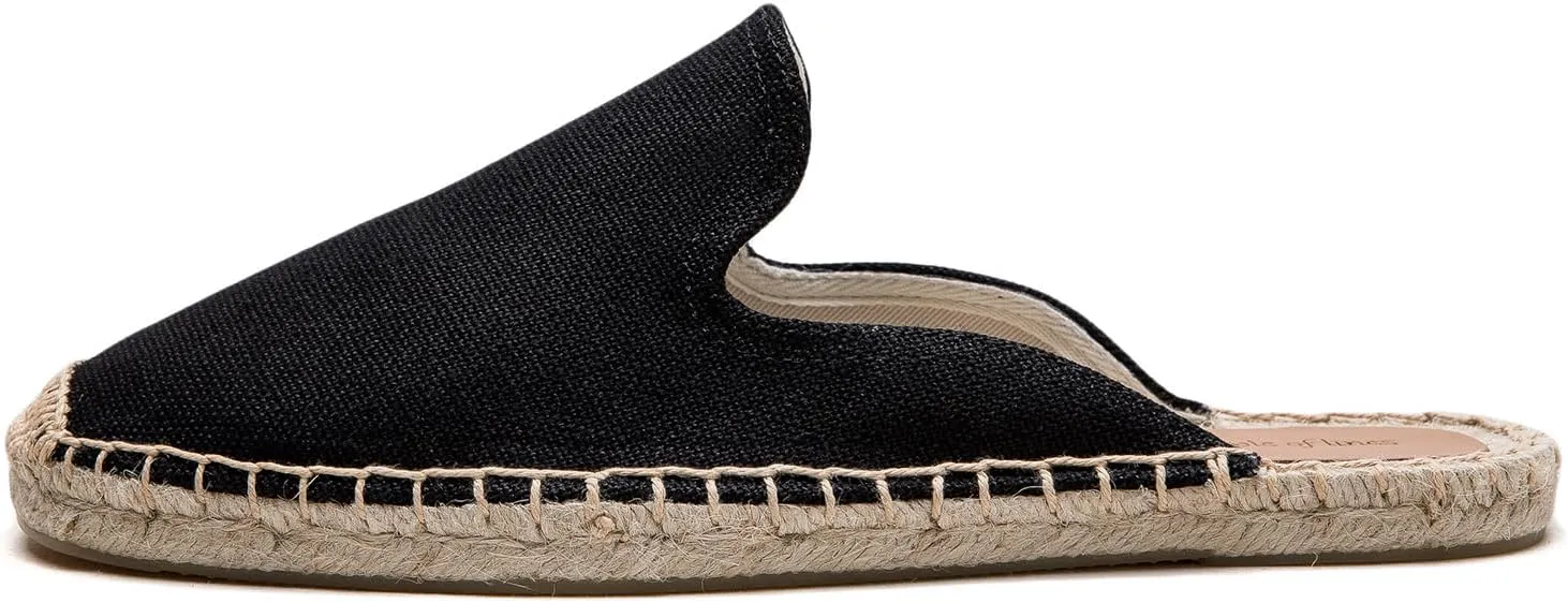 Men's Mule Espadrilles Shoes - Fashion Espadrilles for Men Comfort Breathable Espadrille Flats Suitable for Both Outdoor and Indoor