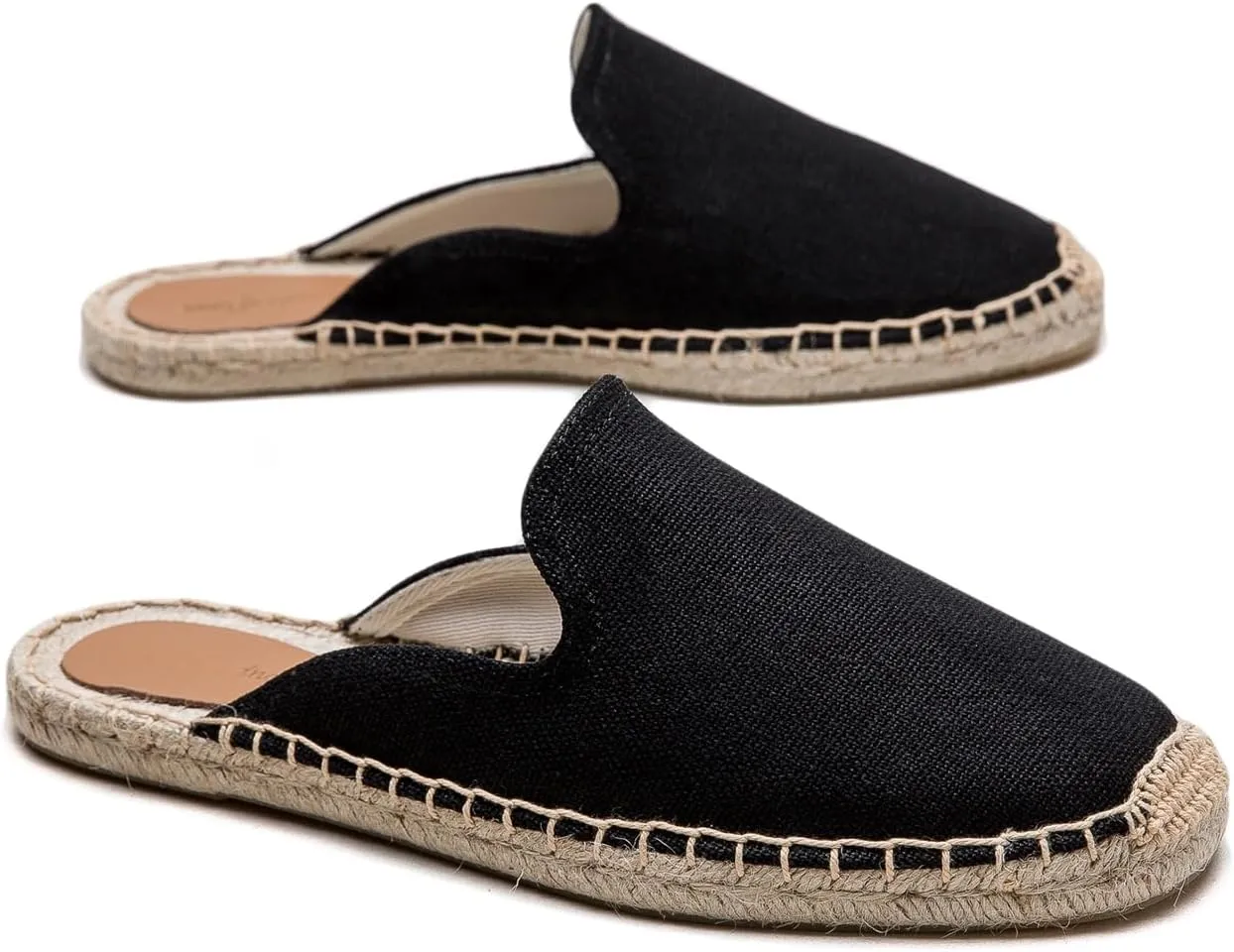 Men's Mule Espadrilles Shoes - Fashion Espadrilles for Men Comfort Breathable Espadrille Flats Suitable for Both Outdoor and Indoor
