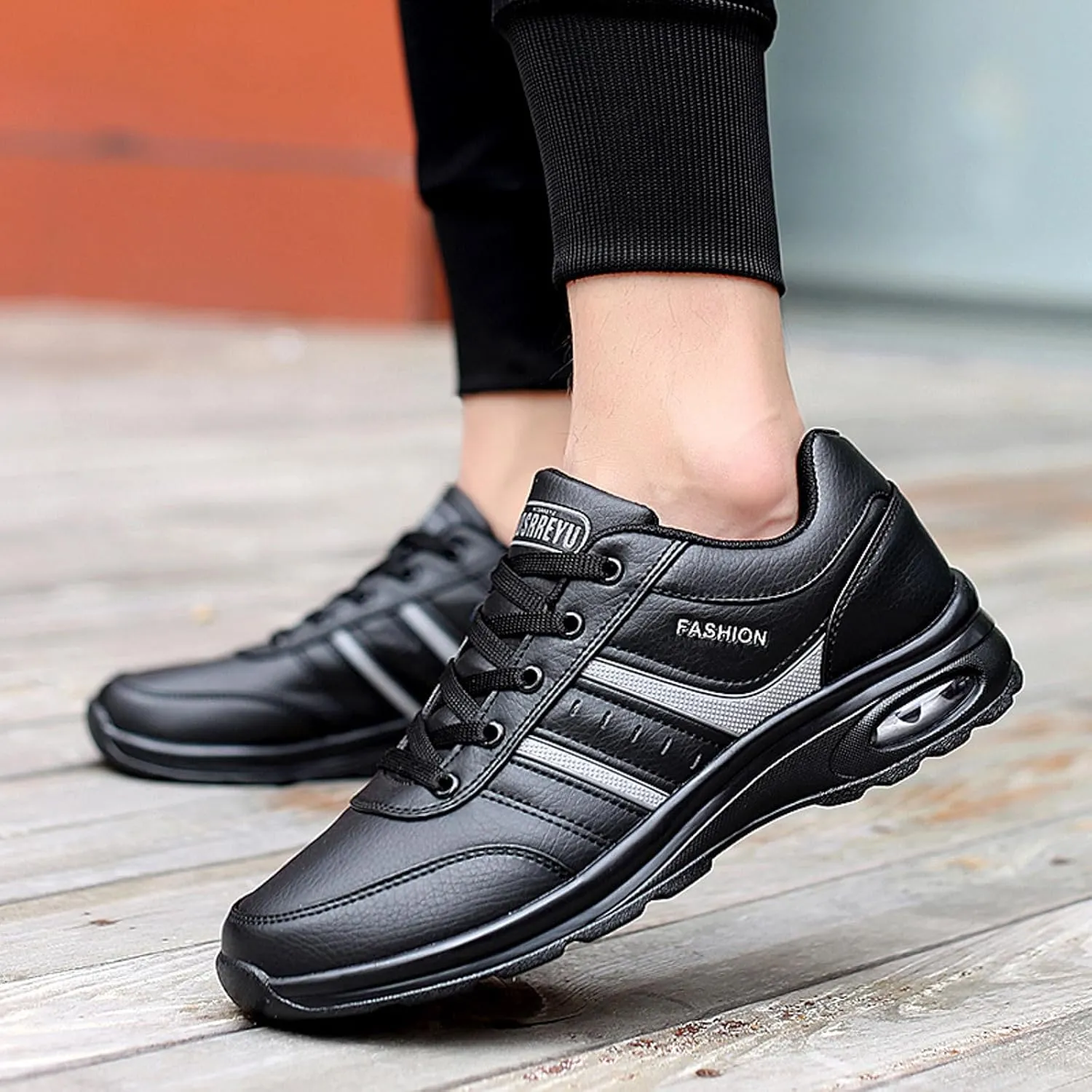 Men's Orthopedic Comfortable Lace Up Shoes Breathable Mesh Fashion Sneaker Arch Support Walking Shoes for Men