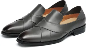 Men’s Peeny Loafers Slip-On Dress Shoes – First Layer Cowhide Leather Upper, Genuine Leather Insole, Breathable for Business Formal & Wedding