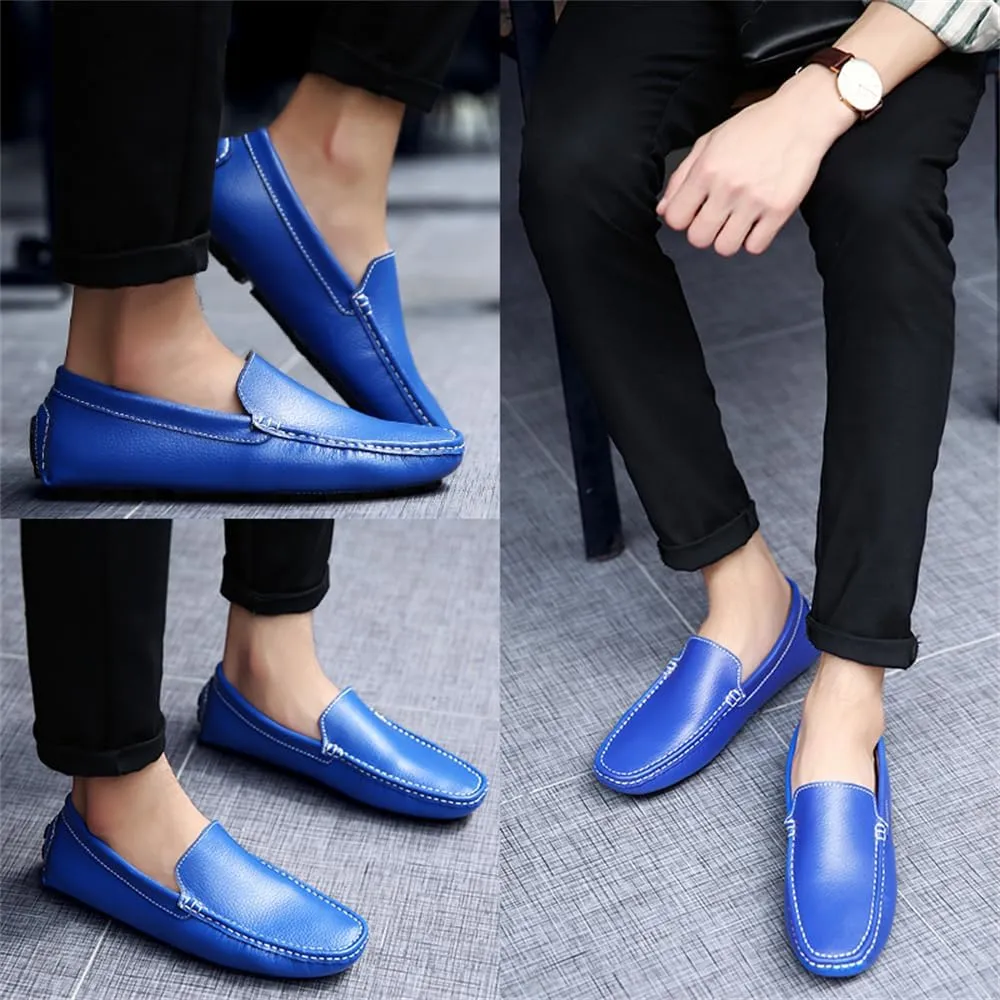 Men's Penny Loafers Moccasin Driving Shoes Slip On Flats Boat Shoes