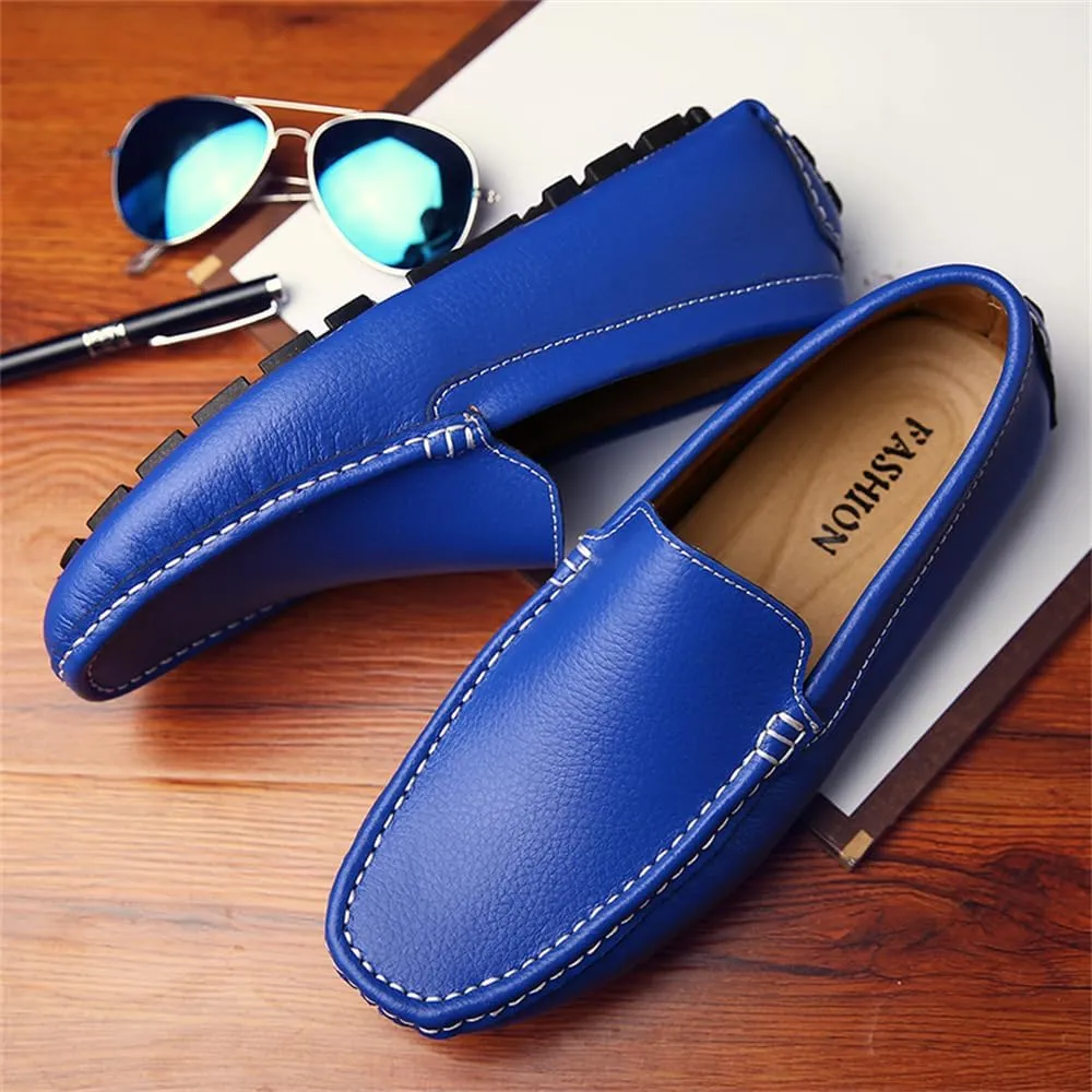 Men's Penny Loafers Moccasin Driving Shoes Slip On Flats Boat Shoes