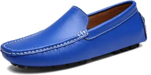 Men's Penny Loafers Moccasin Driving Shoes Slip On Flats Boat Shoes