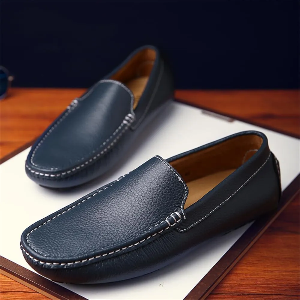Men's Penny Loafers Moccasin Driving Shoes Slip On Flats Boat Shoes