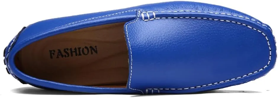 Men's Penny Loafers Moccasin Driving Shoes Slip On Flats Boat Shoes