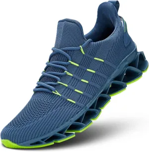 Mens Running Shoes Mesh Breathable Trail Runners Fashion Sport Blade Walking Tennis Sneakers