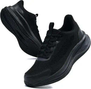 Men's Slip On Walking Shoes Comfortable Tennis Breathable Mesh Work Shoes Athletic Gym Non Slip Running Workout Training Fashion Sneakers