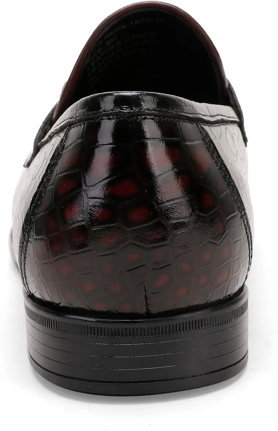 Men's Tassel Loafer, Classic Casual Dress Shoe, Black Smooth Leather Tassel Slip-on Penny Loafer for Mens