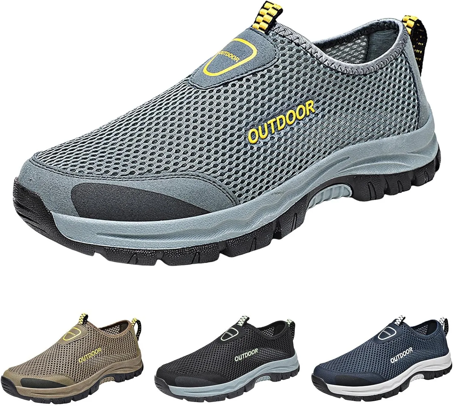 Mens Tennis Shoes Men Shoes Comfortable Soft Sole Breathable Casual Summer Mesh Hollow Breathable Casual