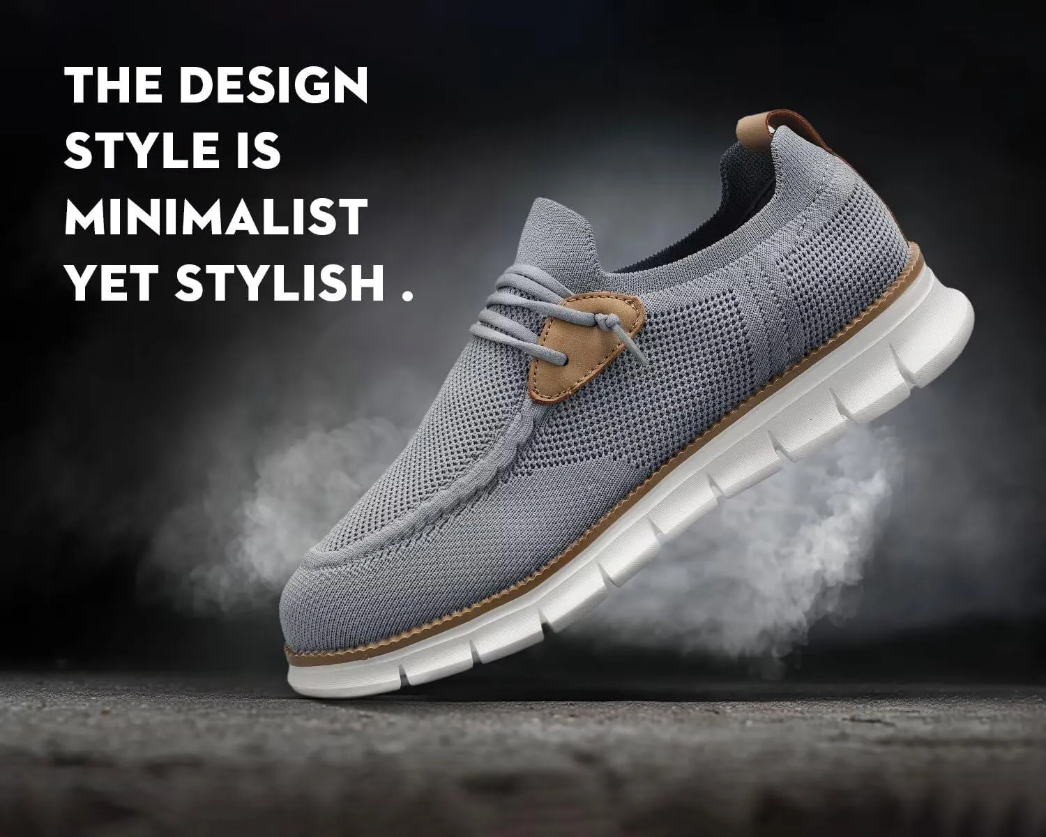 Men's Walking Boat Shoes Slip On Casual Loafers Non Slip Comfortable Lightweight Work Driving Shoes