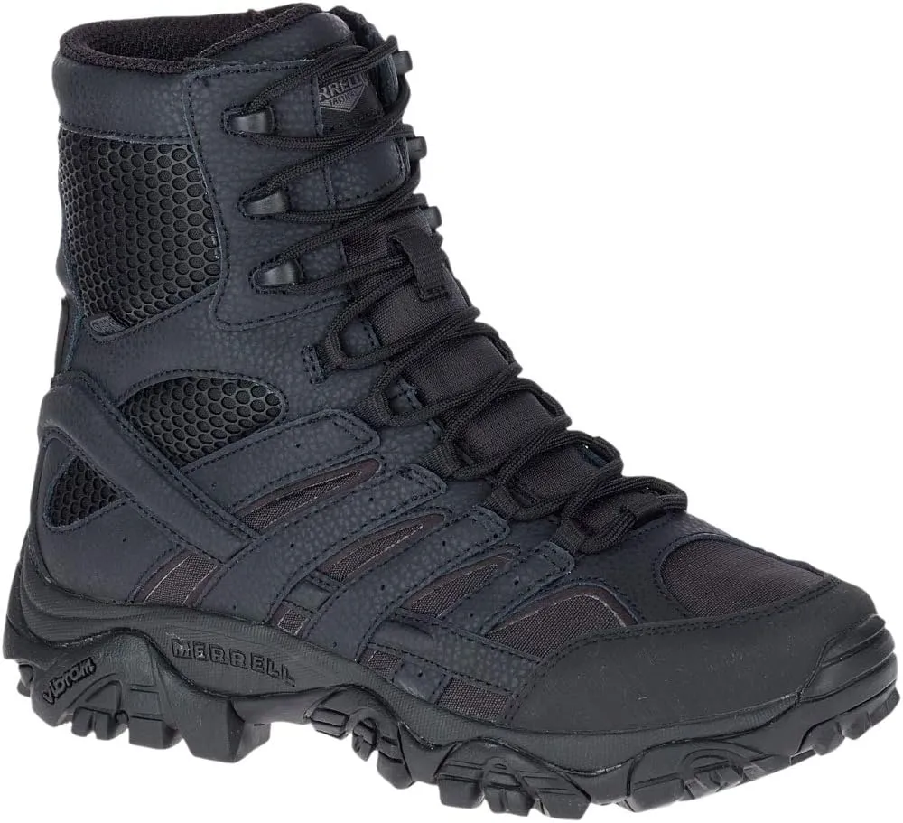Merrell Men's Moab 2 Mid 8" Tactical Waterproof Military Boot
