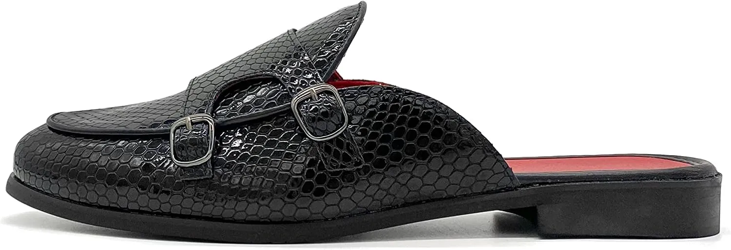 MHB Men's Mule Stylish Backless Slip-On Loafer Casual Dress Sandal Shoes Fashionable Slipper for Men Plus Size 7-13