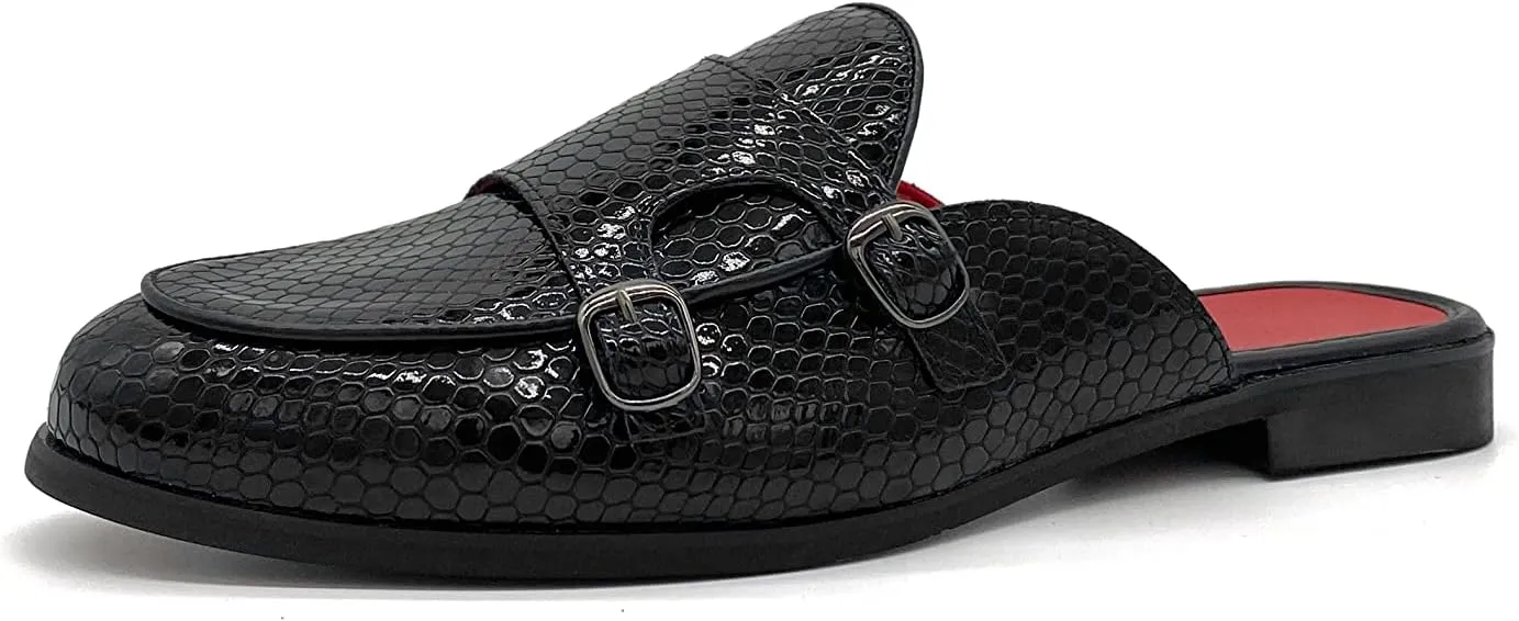 MHB Men's Mule Stylish Backless Slip-On Loafer Casual Dress Sandal Shoes Fashionable Slipper for Men Plus Size 7-13