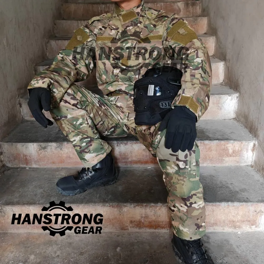 Military Tactical Mens Hunting Combat BDU Uniform Suit Shirt & Pants with Belt MC