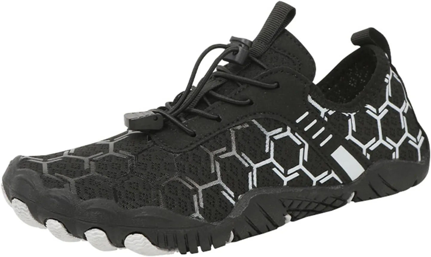 Mmoneyake Mens Womens Athletic Hiking Water Shoes Unisex Hike Barefoot Shoes Quick Drying Beach Aqua Shoes Travel Trekking Walking Climbing Sneakers Lightweight Outdoor Footwear