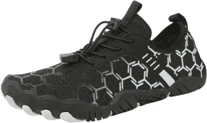 Mmoneyake Mens Womens Athletic Hiking Water Shoes Unisex Hike Barefoot Shoes Quick Drying Beach Aqua Shoes Travel Trekking Walking Climbing Sneakers Lightweight Outdoor Footwear