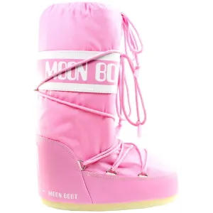 Moon Boot Womens Tecnica Nylon Warm Winter Waterproof Snow Boots - Pink - 3-6.5