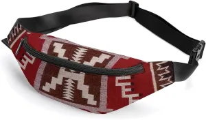 Native American Storm Crossbody Waist Bag with Large Capacity And Portability