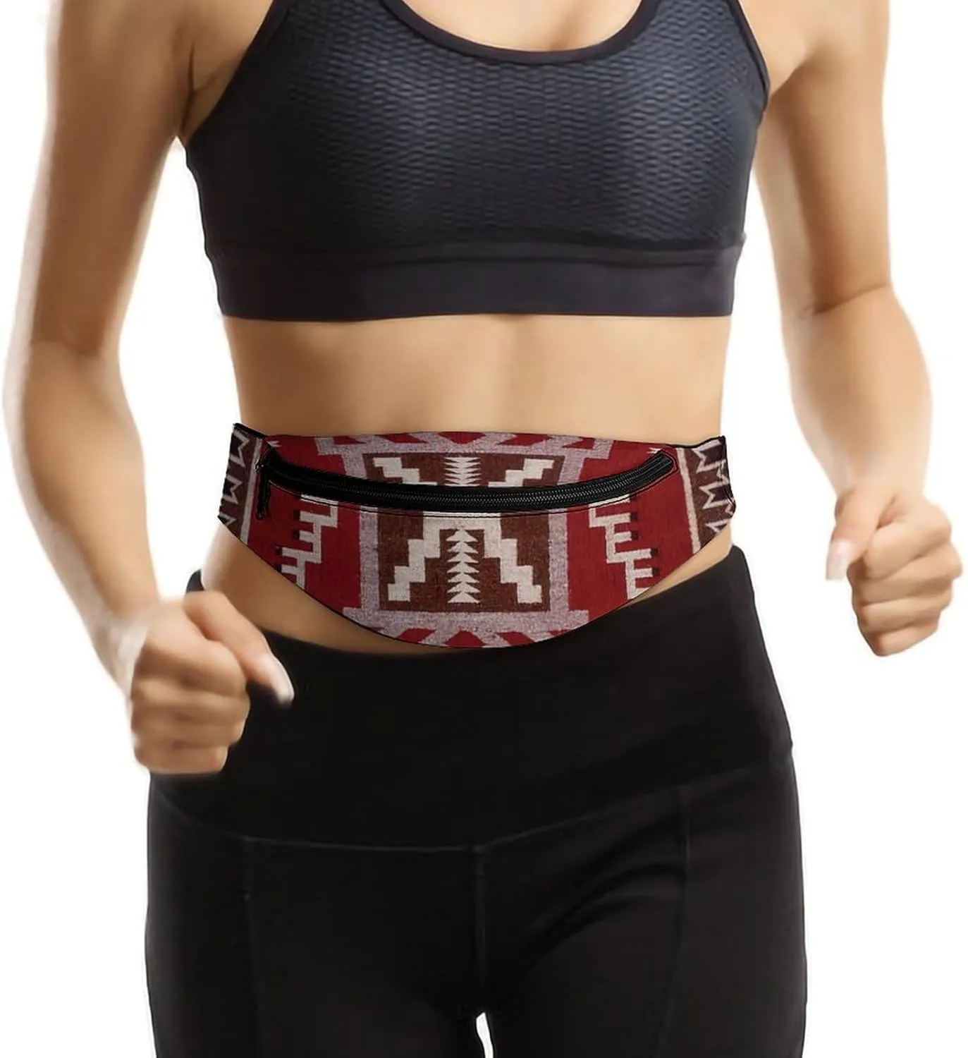 Native American Storm Crossbody Waist Bag with Large Capacity And Portability