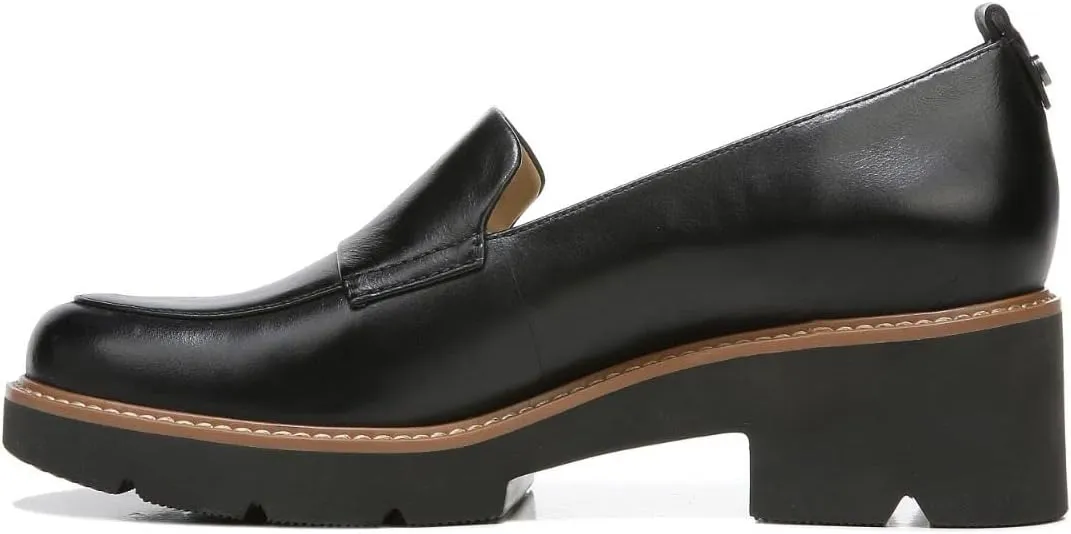 Naturalizer Women's Darry Slip-On Lightweight Lug Sole Heeled Loafer