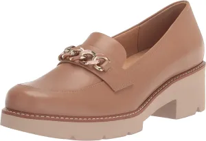 Naturalizer Women's Desi Chain Detail Lug Sole Heel Loafer