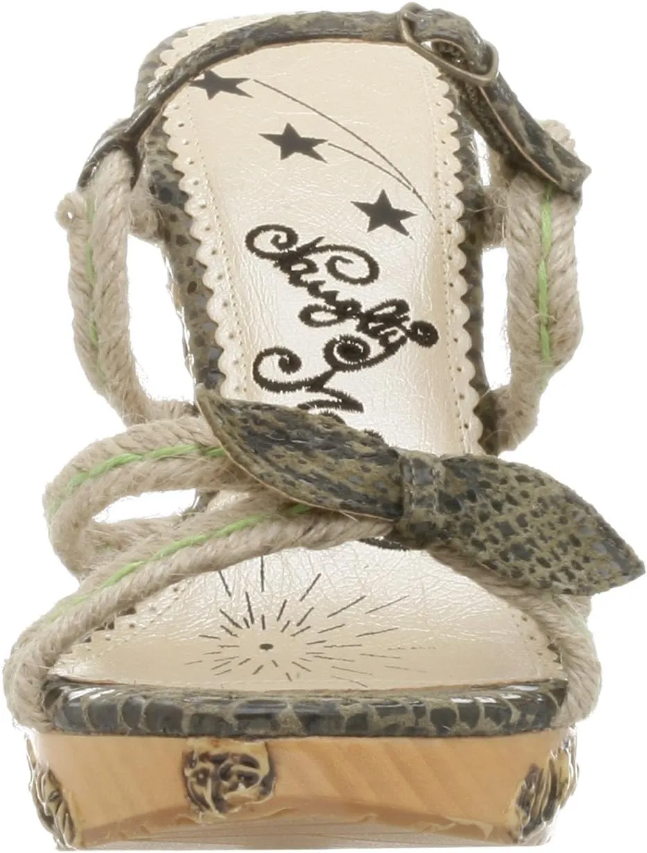 Naughty Monkey Women's Savage Platform Slide
