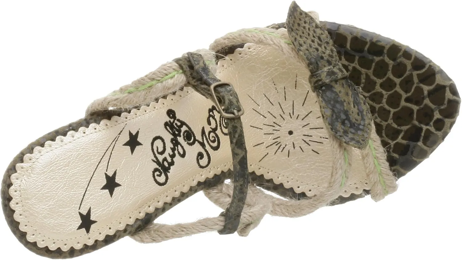 Naughty Monkey Women's Savage Platform Slide