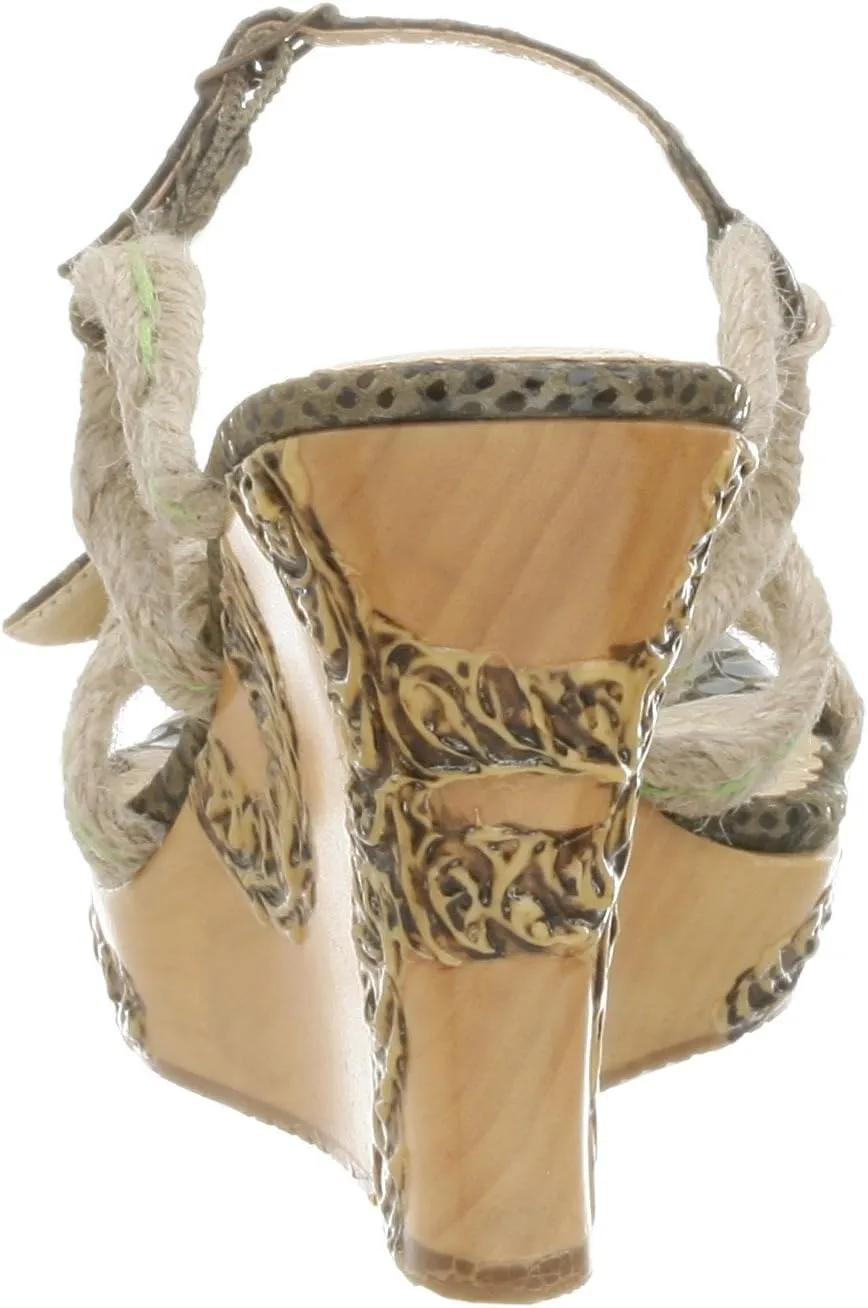Naughty Monkey Women's Savage Platform Slide