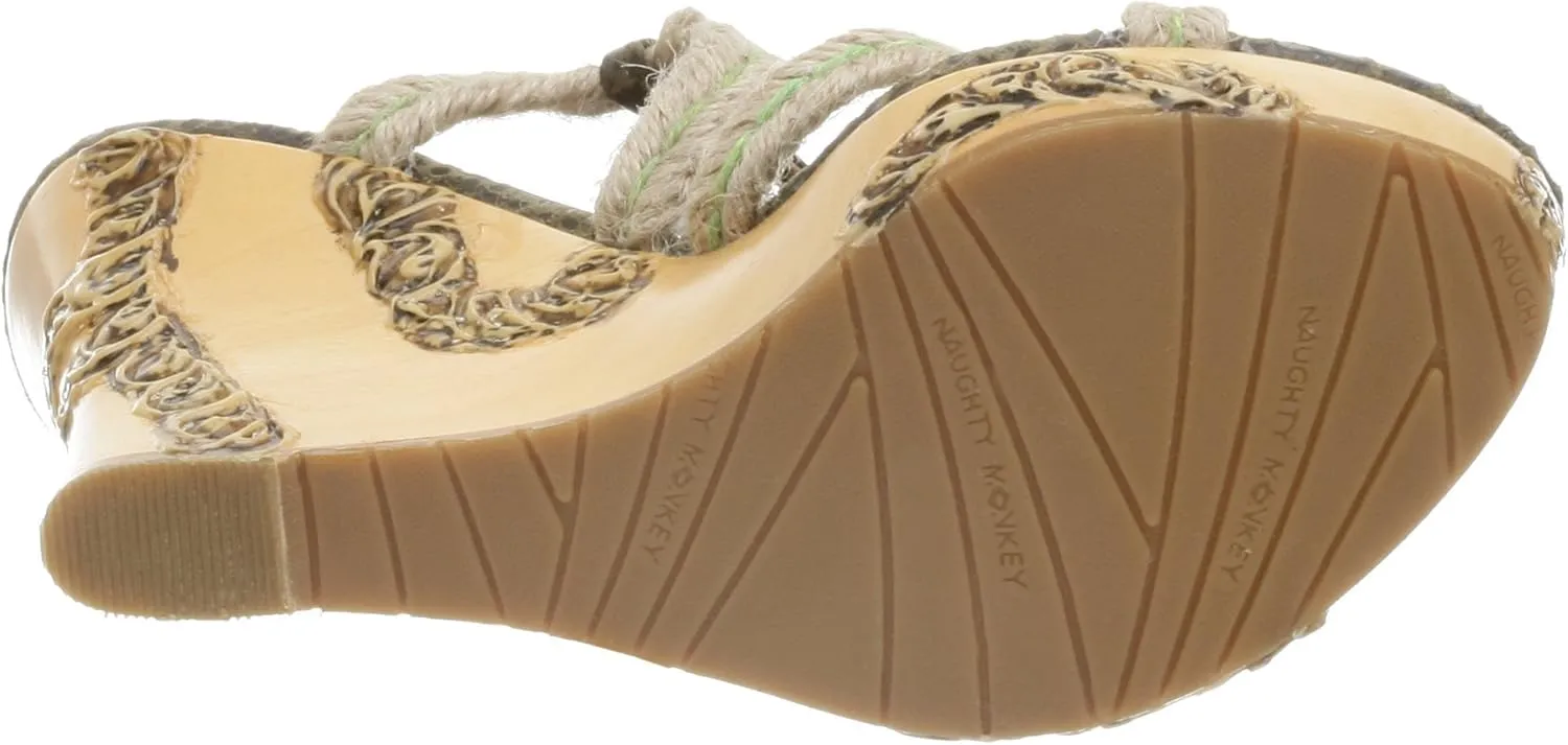 Naughty Monkey Women's Savage Platform Slide