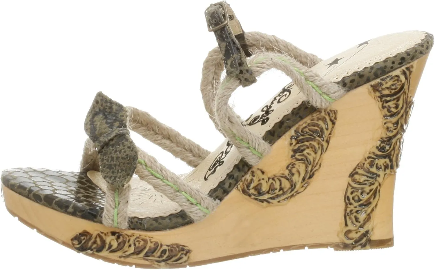 Naughty Monkey Women's Savage Platform Slide