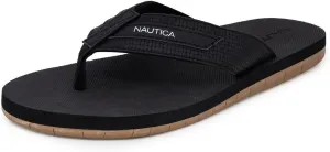 Nautica Men's Flip Flop, Beach Sandal, Boat Slide, Water Slippers