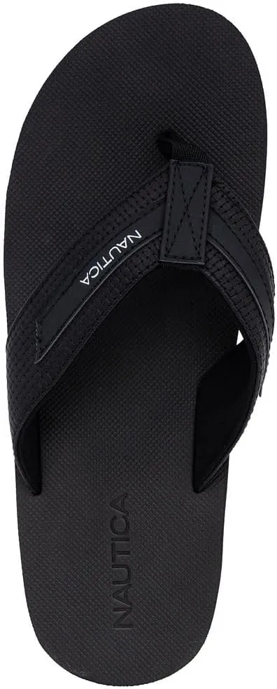 Nautica Men's Flip Flop, Beach Sandal, Boat Slide, Water Slippers