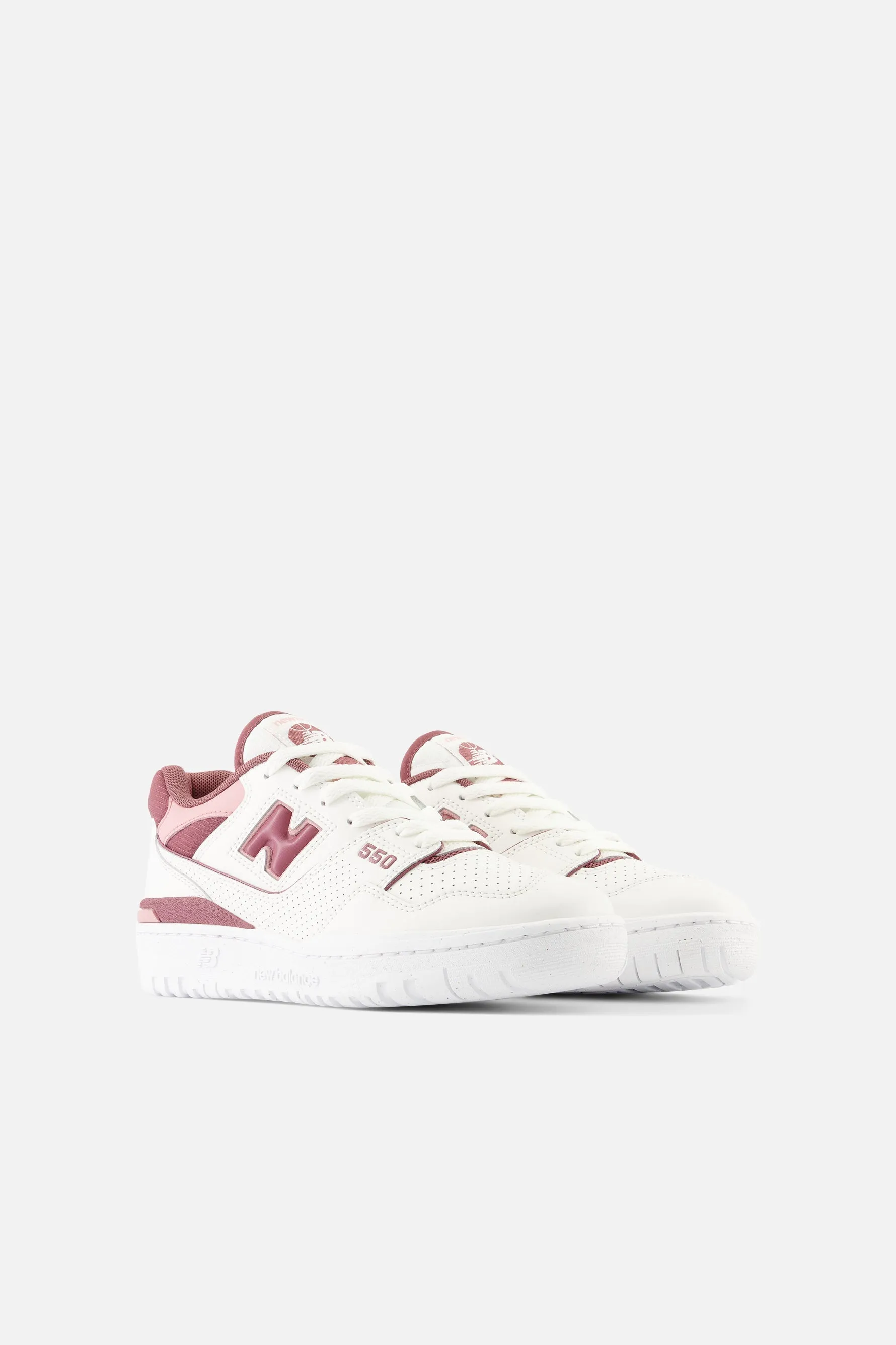 New Balance | 550 Shoes | Sea Salt/Washed Burgundy
