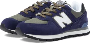New Balance Boy's GC574v1 (Little Kid/Big Kid) Team Navy/Dark Moss 6 Big Kid W