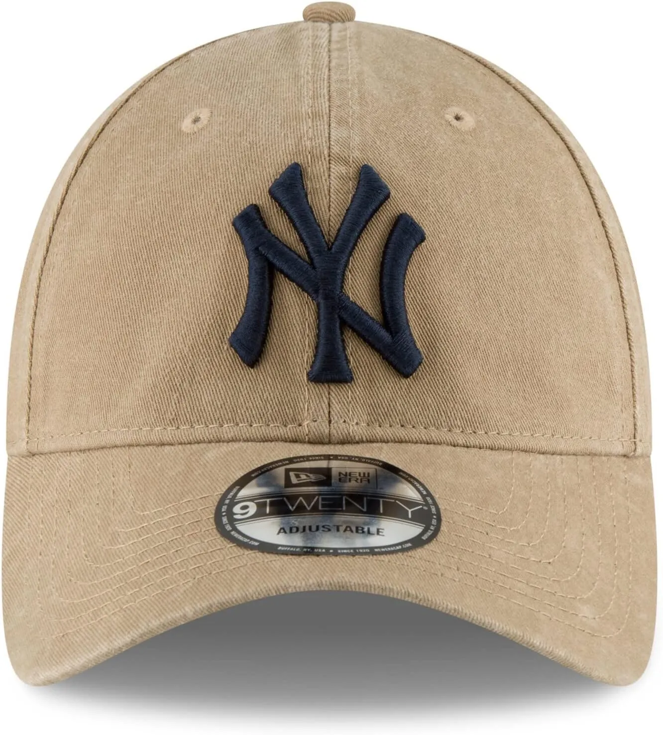 New Era MLB Khaki Core Classic 9TWENTY Adjustable Hat Cap One Size Fits All