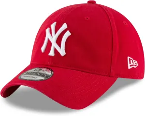 New Era Unisex-Adult MLB Core Classic 9TWENTY Team Alternate 2 Adjustable Hat Cap One Size Fits All - New York Yankees Red