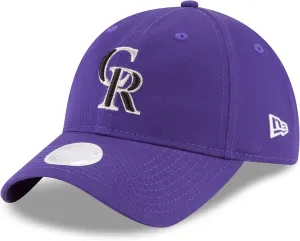 New Era Women's MLB Core Classic 9TWENTY Team Color Home Adjustable Hat Cap One Size Fits All