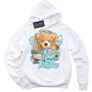 Next Nature Light Khaki Star Blue Dunk Sneaker Hoodie Count Your Blessings Graphic