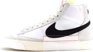 Nike Men's Blazer Mid 77 Pro Club, White/Black-Light Bone, 8 M US