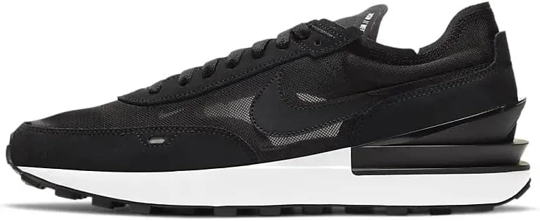 NIKE Men's Sneaker, Black Black White Orange, 11.5