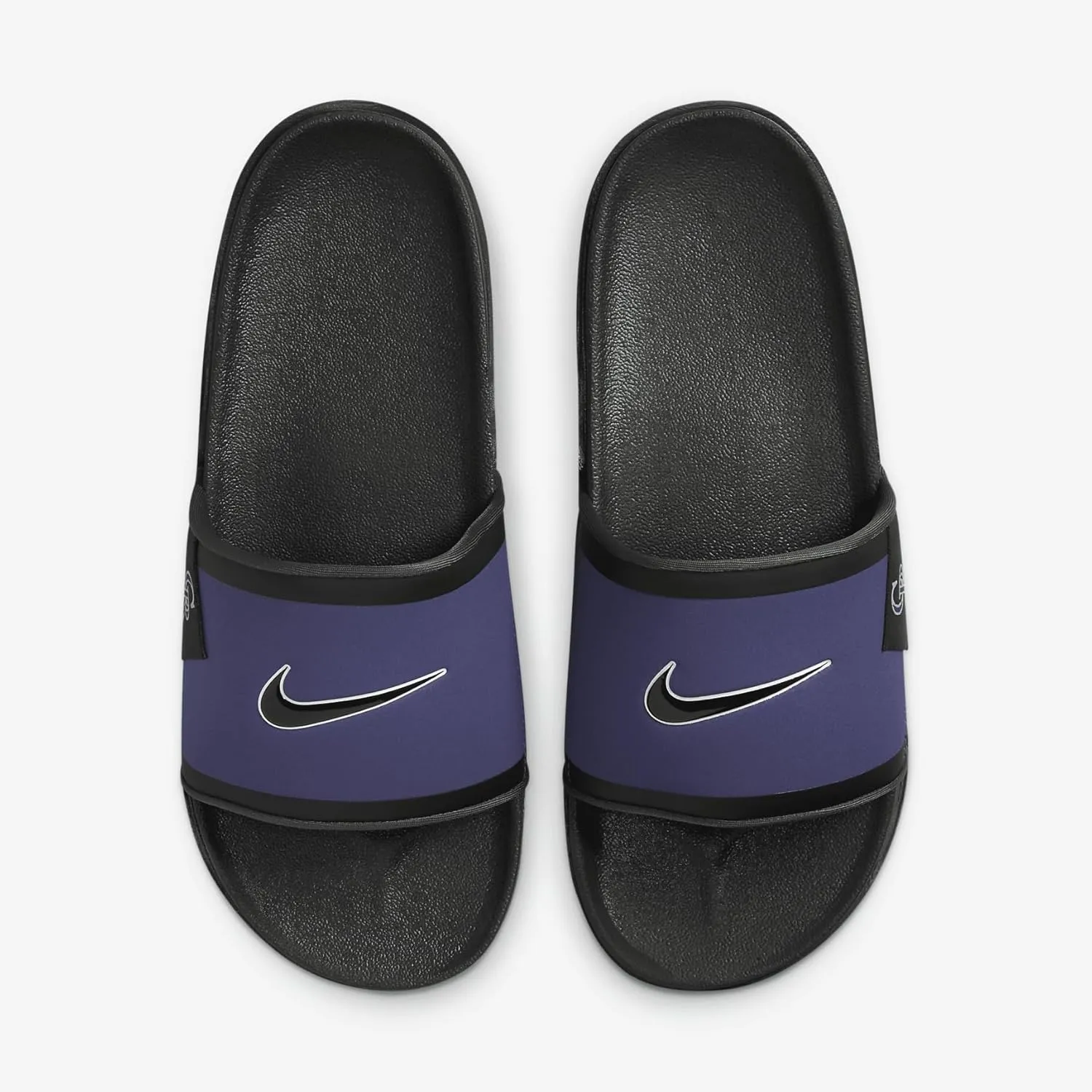 Nike Offcourt (Colorado Rockies) Offcourt Slides (FN4463-500, Court Purple/Dark Smoke Grey/Black)