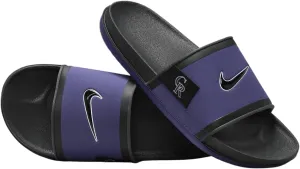 Nike Offcourt (Colorado Rockies) Offcourt Slides (FN4463-500, Court Purple/Dark Smoke Grey/Black)