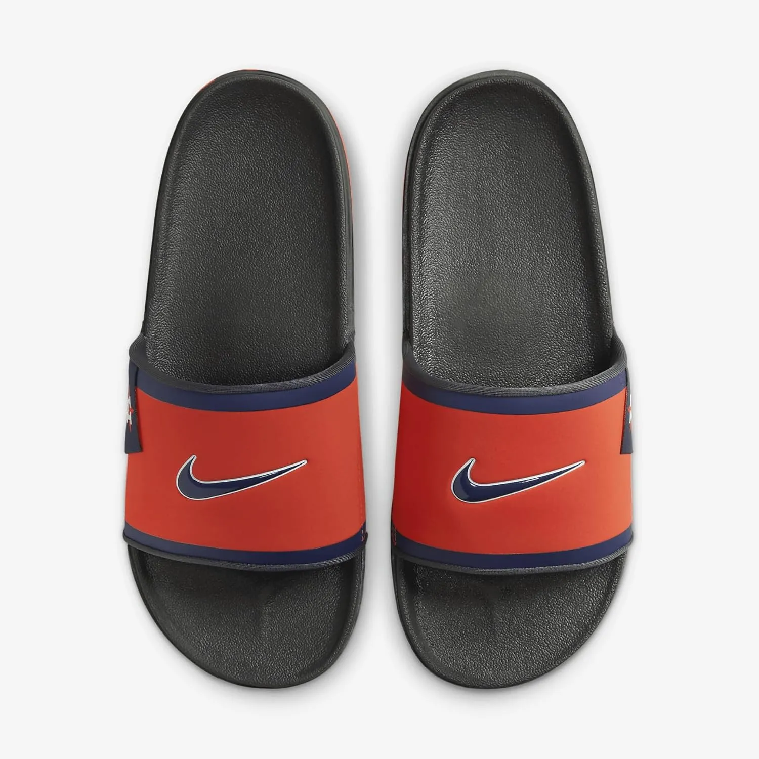 Nike Offcourt (Houston Astros) Offcourt Slides (FN2678-800, Team Orange/Dark Smoke Grey/Midnight Navy)
