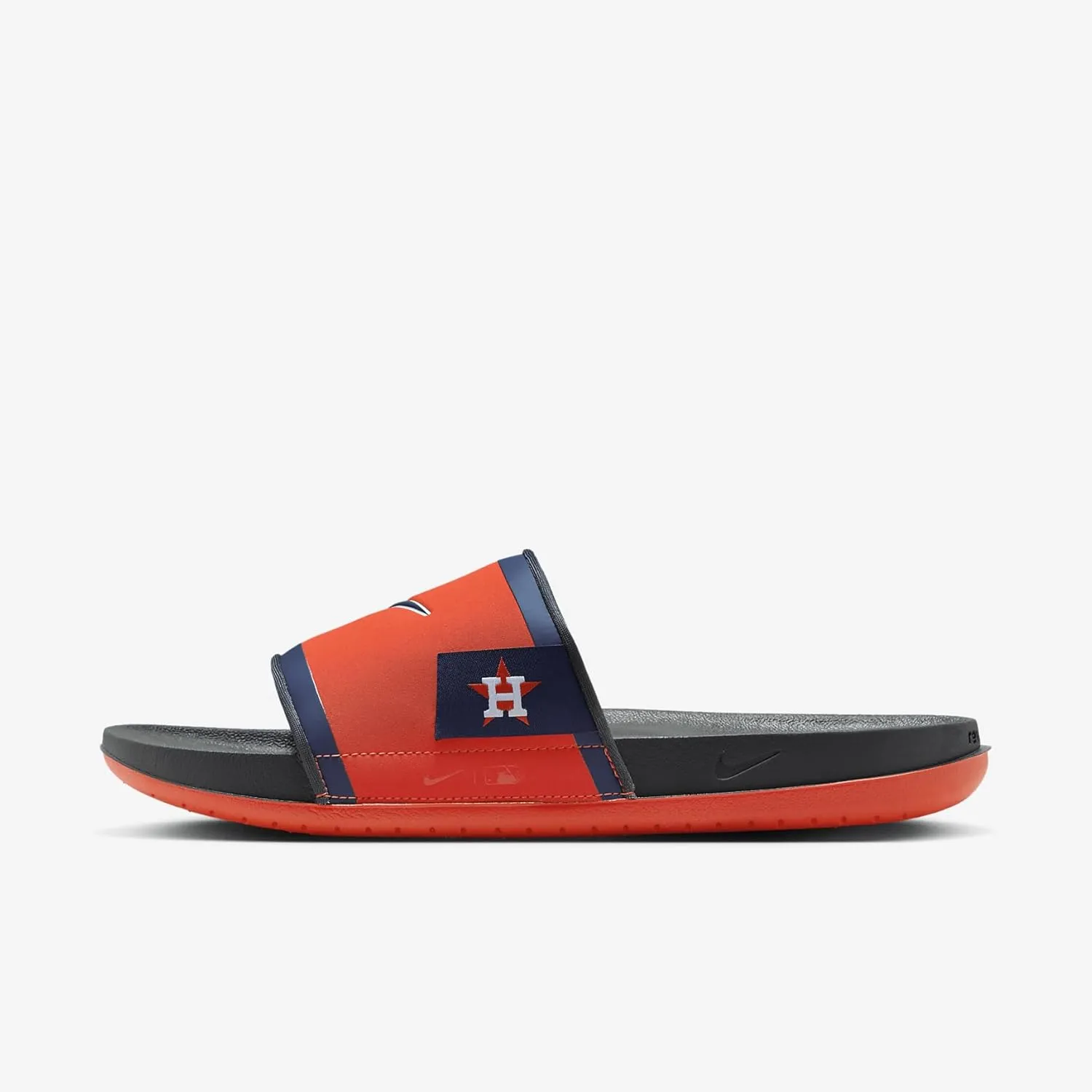 Nike Offcourt (Houston Astros) Offcourt Slides (FN2678-800, Team Orange/Dark Smoke Grey/Midnight Navy)