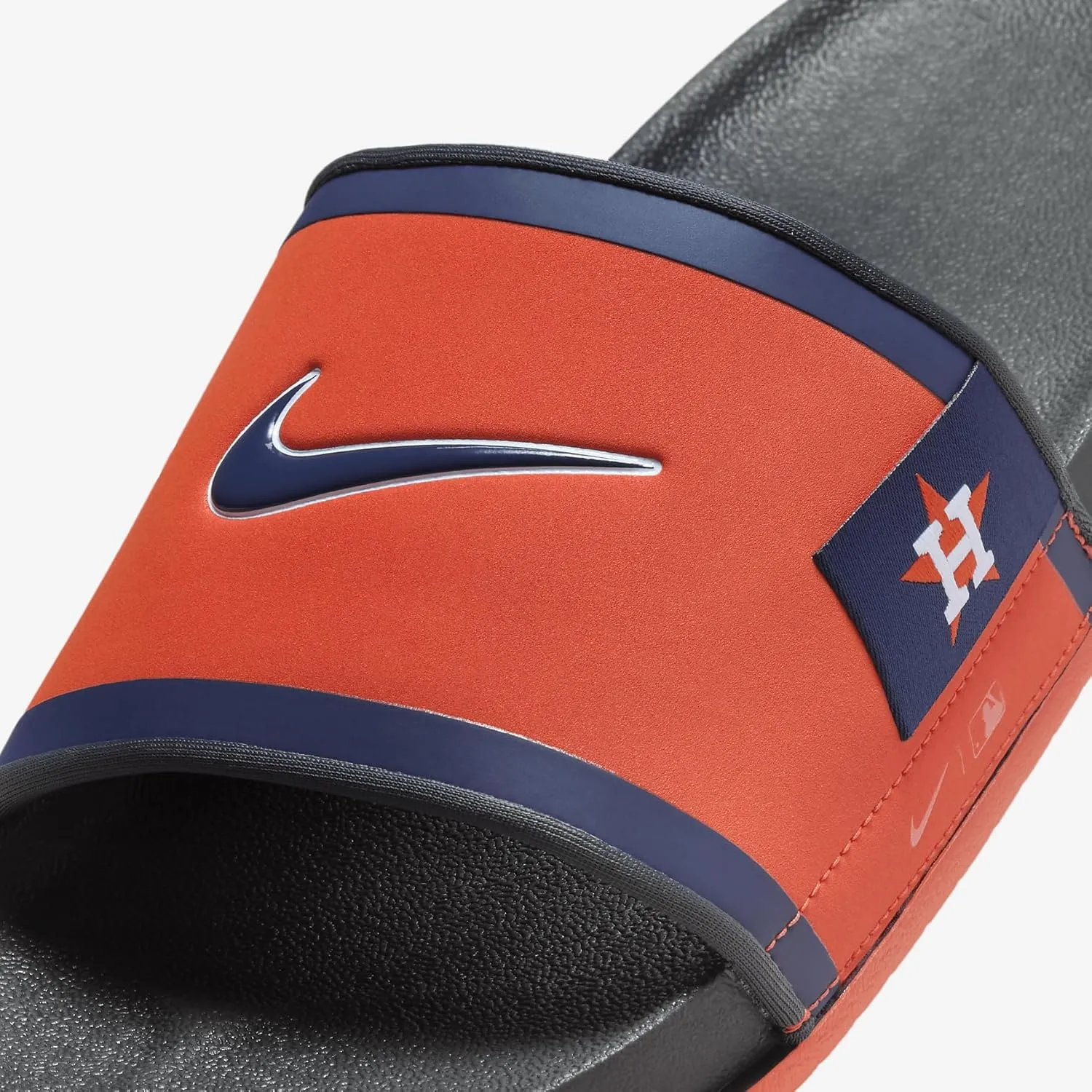 Nike Offcourt (Houston Astros) Offcourt Slides (FN2678-800, Team Orange/Dark Smoke Grey/Midnight Navy)