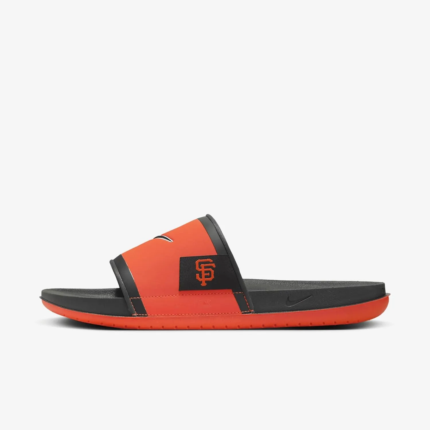 Nike Offcourt (San Francisco Giants) Offcourt Slides (FN4467-800, Team Orange/Dark Smoke Grey/Black)