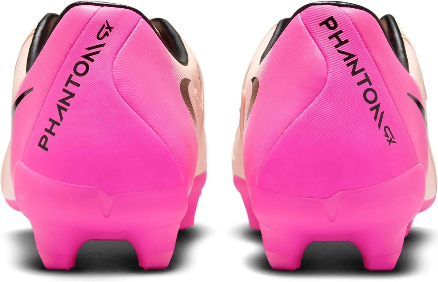 Nike Phantom GX 2 Academy MG Low-Top Soccer Cleats (FD6723-800, Crimson Tint/Pink Blast/Black)
